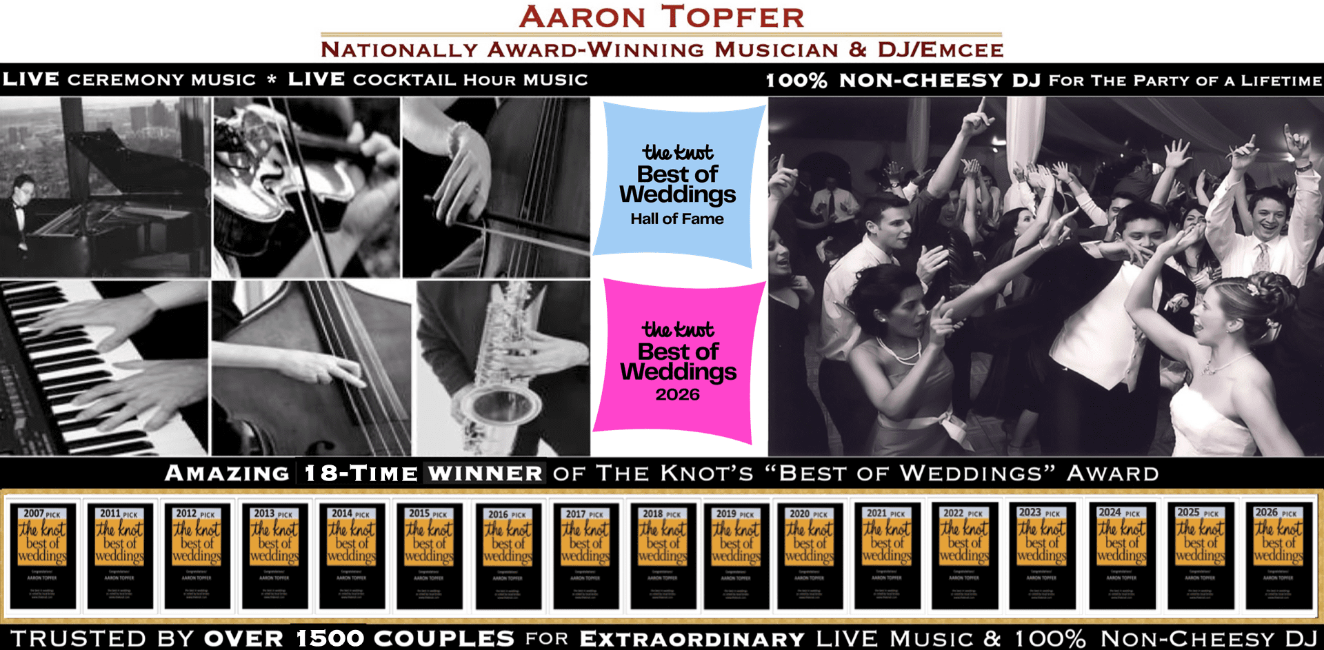 Aaron Topfer Website Header for 2026